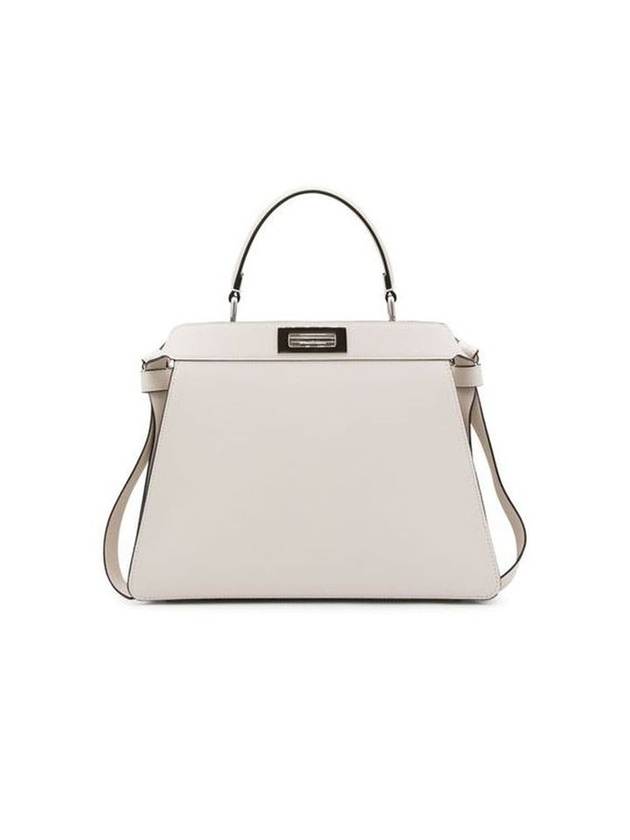 Peekaboo I See You Medium Tote Bag White - FENDI - BALAAN 1