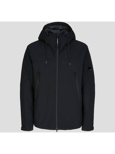 Men's Protech Lens Down Hooded Jacket Black - CP COMPANY - BALAAN 2