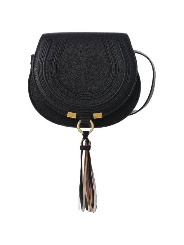 Marcie Small Saddle Cross Bag Black - CHLOE - BALAAN 1