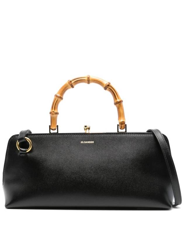 Goji Top Handle Tote Bag Black - JIL SANDER - BALAAN 2