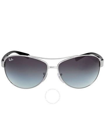 Ray Ban Grey Gradient Aviator Ladies Sunglasses RB3386 003/8G 63 - RAY-BAN - BALAAN 1