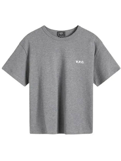 Boxy Micro Logo Short Sleeve T-Shirt Charcoal - A.P.C. - BALAAN 2