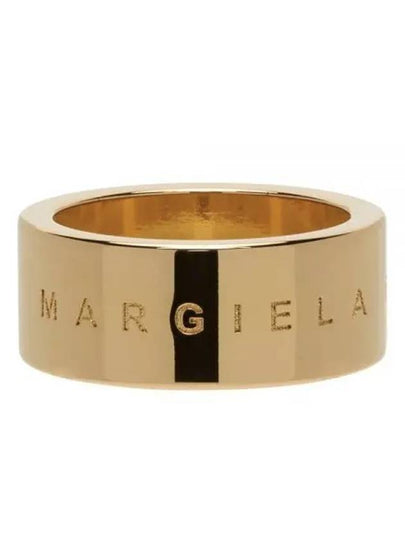 Women's  Minimal Logo Ring Gold - MAISON MARGIELA - BALAAN 2