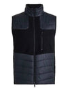 Men'S Skull & T'S Merino Full Zip Vest Black - G/FORE - BALAAN 2