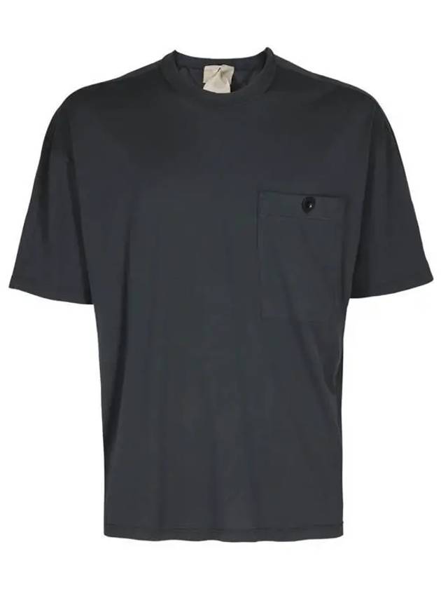 Pocket Short Sleeve TShirt Navy - TEN C - BALAAN 1