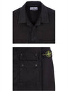 Old Treatment Over Long Sleeve Shirt Black - STONE ISLAND - BALAAN 6