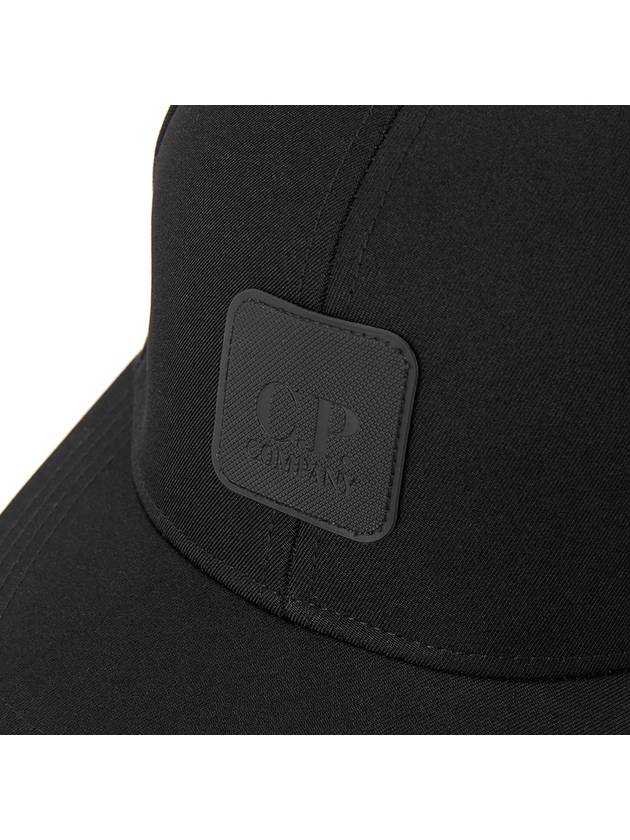 Logo Patch Ball Cap Black - CP COMPANY - BALAAN 6