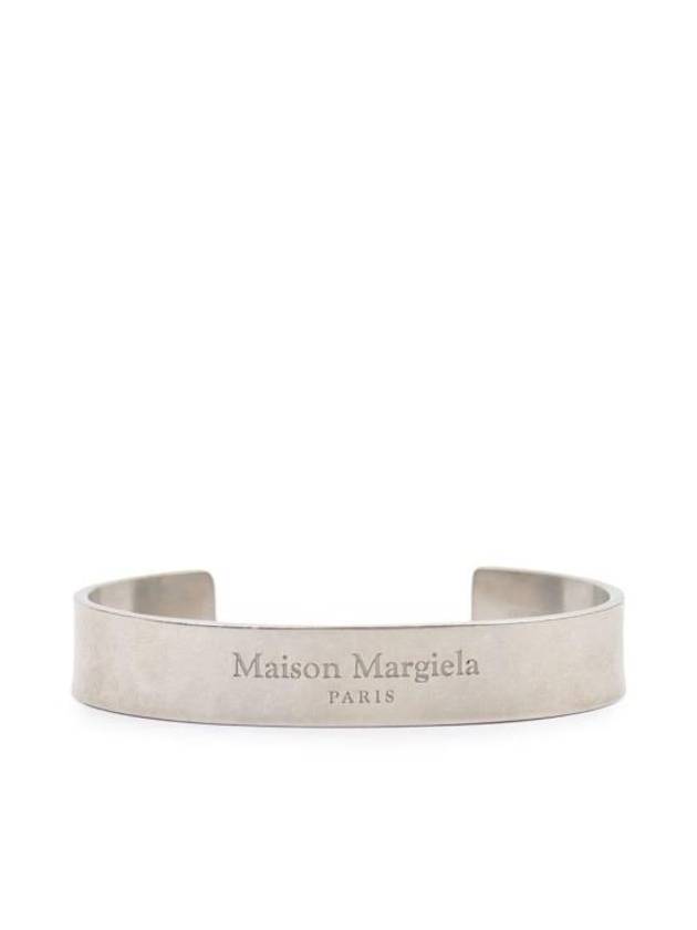 Logo Cuff Bracelet Silver - MAISON MARGIELA - BALAAN 3