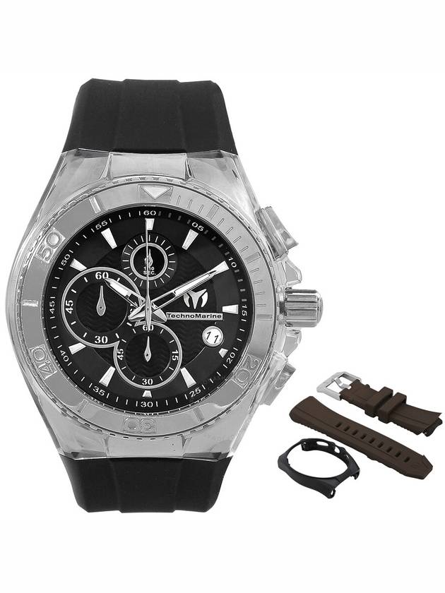 Technomarine Cruise Chronograph Date Quartz Black Dial Men's Watch TM-122024 - TECHNOMARINE - BALAAN 1