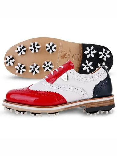 My Suit Spike Classic Golf Shoes Red - HENRY STUART - BALAAN 1