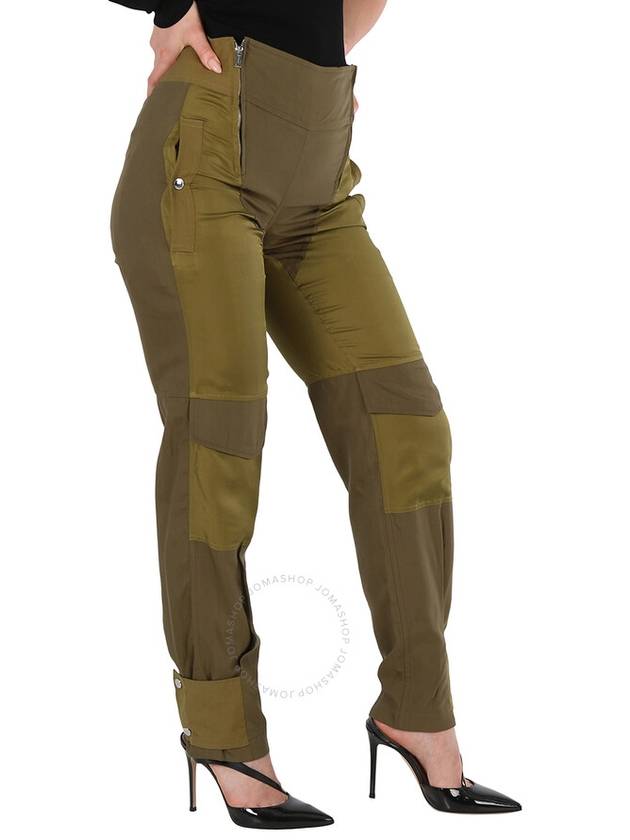 Burberry Dark Seaweed Green Cargo Pants, Brand Size 6 (US Size 4) - BURBERRY - BALAAN 2