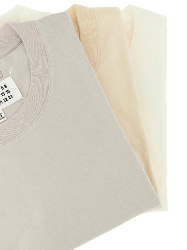 Men's Organic Jersey Short Sleeve T-Shirt 3 Pack Set - MAISON MARGIELA - BALAAN 2