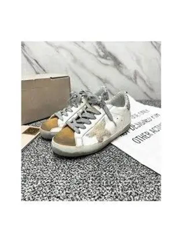 Shearling Superstar Snake Tab Low Top Sneakers White - GOLDEN GOOSE - BALAAN 8