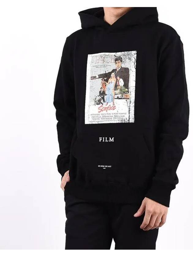 Men s Al Pacino Printed Hoodie Black NOM18258 - IH NOM UH NIT - BALAAN 2