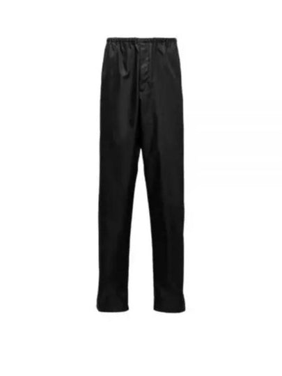 Triangle Logo Re-Nylon Joggers Track Pants Black - PRADA - BALAAN 2