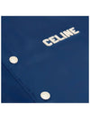 Loose Teddy Nylon Jacket Navy - CELINE - BALAAN 8