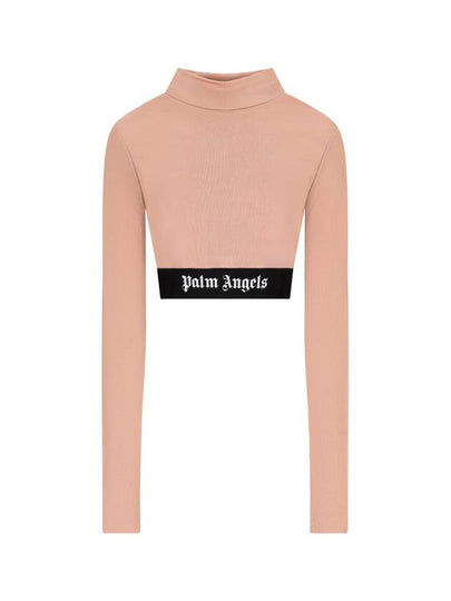 23 fw Crop Top WITH Logo PWAB040F23FAB0016210 B0040497726 - PALM ANGELS - BALAAN 2