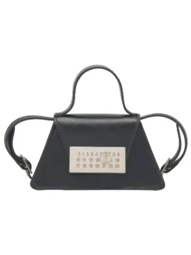 MM6 Mini Numeric Shoulder Bag Black - MAISON MARGIELA - BALAAN 1