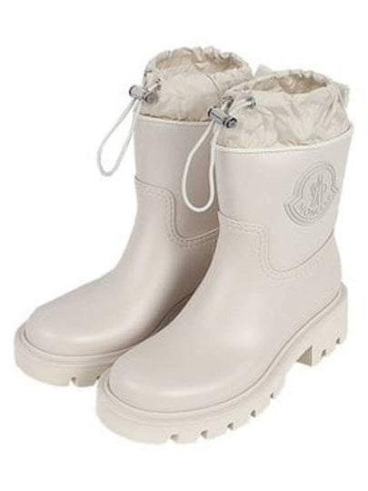 Kickstream Ankle Rain Boots White - MONCLER - BALAAN 2