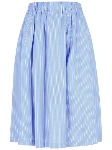 Marni Light Blue Cotton Skirt - MARNI - BALAAN 1