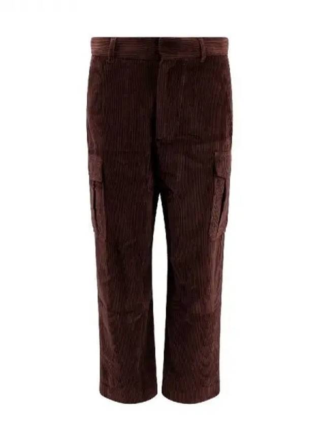 Corduroy velvet cargo pants 270928 - KENZO - BALAAN 1