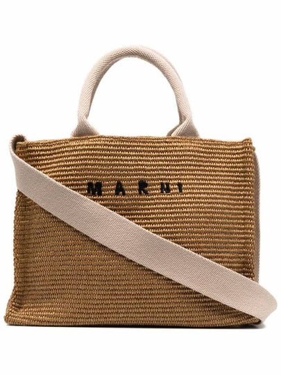 Tote Bag 37113 SHMP0077U0P3860 52723 BROWN - MARNI - BALAAN 2