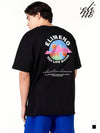 Wild Mountain Overfit Short Sleeve T Shirt Black - ELIMENO - BALAAN 3