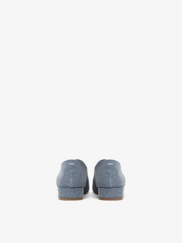 Women's Point Toe 4 Stitch Kiki Loafer Denim - MAISON MARGIELA - BALAAN 4