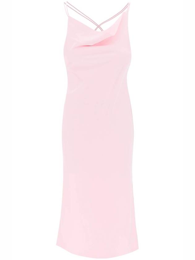 satin midi slip dress for a - ROTATE - BALAAN 1