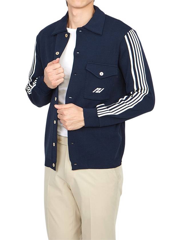 Men's Cardigan JASM 423B BLUE - AUTRY - BALAAN 5