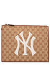 Women s New York Yankees Logo Clutch - GUCCI - BALAAN 1