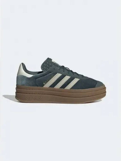 Gazelle Bold Low Top Sneakers Mineral Green Putty Grey - ADIDAS - BALAAN 2