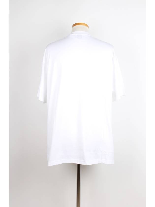 Monogram Men s Overfit Short Sleeve Tee White - BURBERRY - BALAAN 4