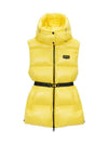 Aloro Belted Down Vest Yellow - DUVETICA - BALAAN 2