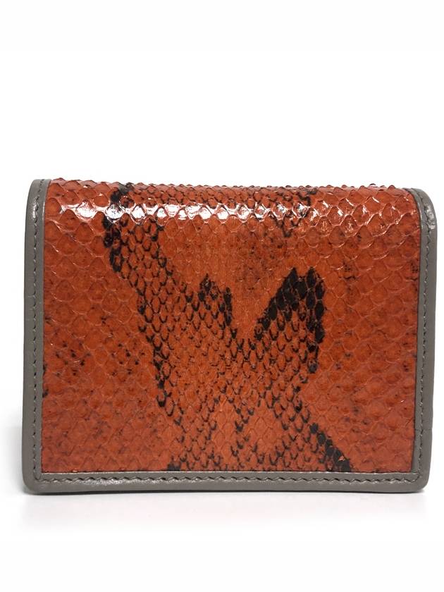 Horsebit 1955 Python Half Wallet Brown - GUCCI - BALAAN 5