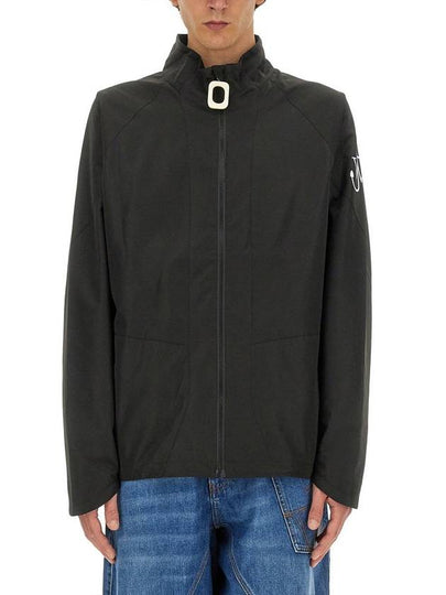 Logo Print Zip-up Track Jacket Black - JW ANDERSON - BALAAN 2