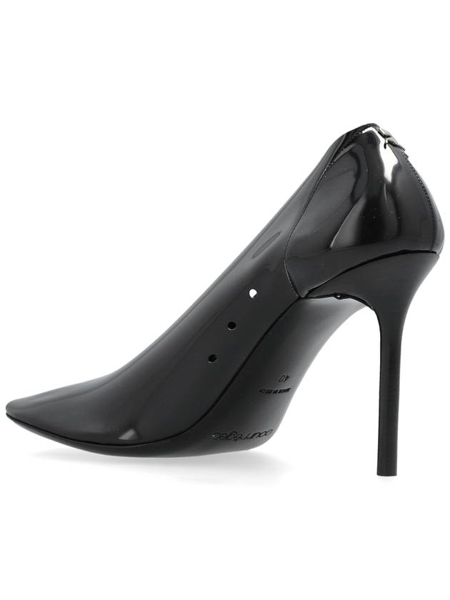 Courrèges Logo Stilettos, Women's, Black - COURREGES - BALAAN 5