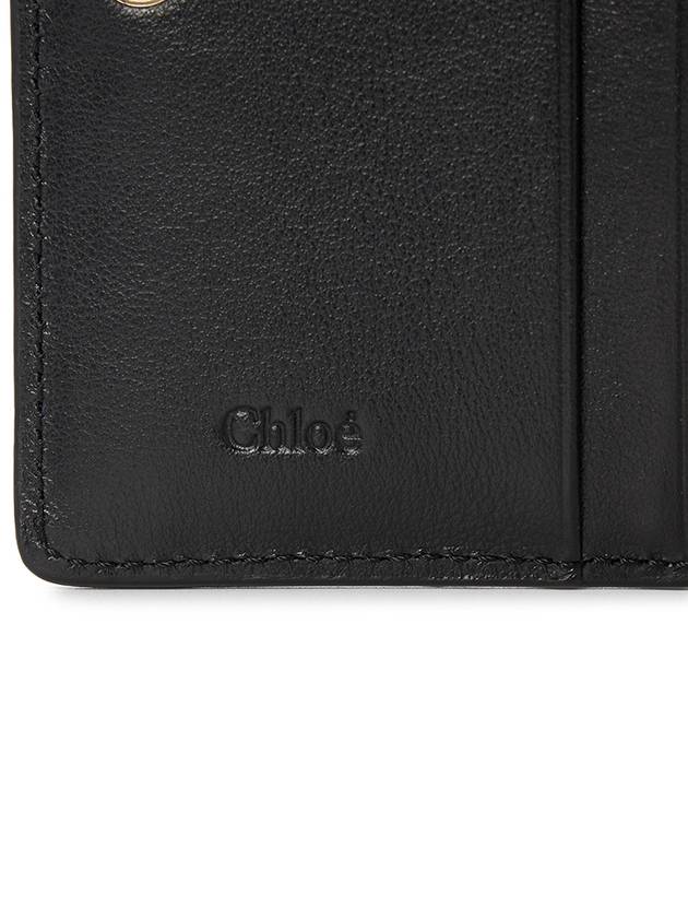 Sense Soft Leather Half Wallet Black - CHLOE - BALAAN 9