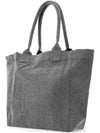 Yenky Embroidered Logo Small Tote Bag Grey - ISABEL MARANT - BALAAN 5