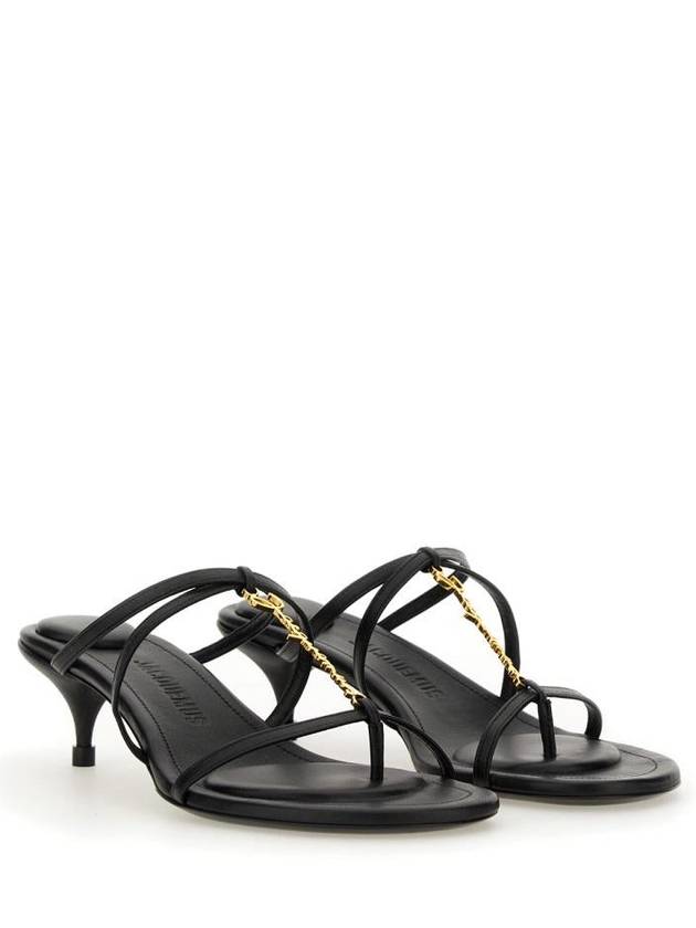 Sandals 241FO0834303990 BLACK - JACQUEMUS - BALAAN 4