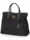 Tessuto Nylon Saffiano Tote Shoulder Bag Black - PRADA - BALAAN 3