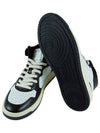 Medalist Leather High-Top Sneakers White Black - AUTRY - BALAAN 3