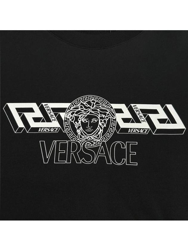 Medusa Logo Sweatshirt Black - VERSACE - BALAAN 4