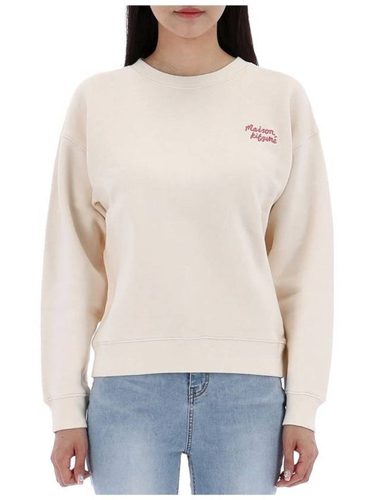 Handwriting Comfort Sweatshirt MW00314KM0307 FRESHCOTTON - MAISON KITSUNE - BALAAN 2