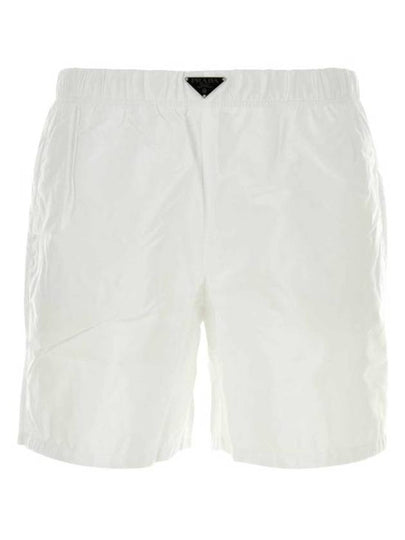 Re-Nylon Swim Shorts White - PRADA - BALAAN 2