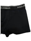 Men's Logo Waistband Cotton Briefs 2 Pack Black - DOLCE&GABBANA - BALAAN 6