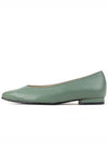 Mocha flat shoes green - LECHROMAQI - BALAAN 2