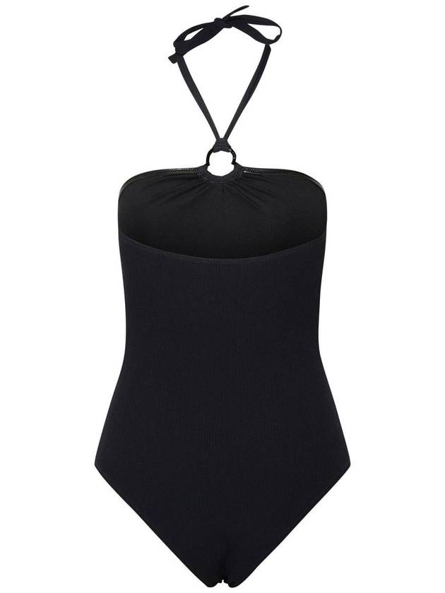 Moncler Black Polyamide Blend One-Piece Swimsuit - MONCLER - BALAAN 3