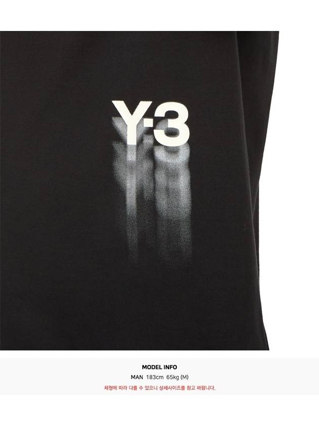 Y 3 Short Sleeve T-Shirt IZ3124 BLACK Unisex - YOHJI YAMAMOTO - BALAAN 6