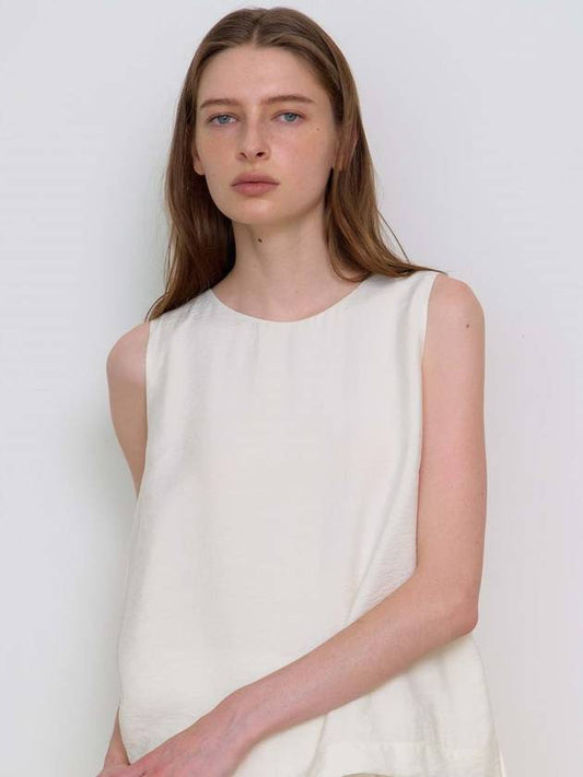 mild sleeveless blouse off white - KILHOUETTE - BALAAN 2